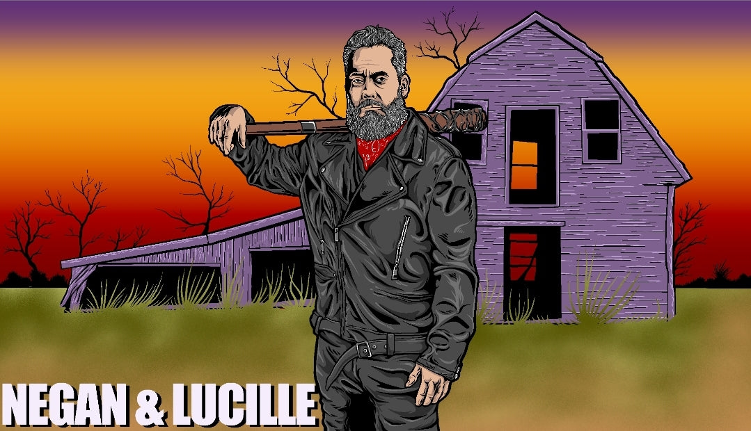 Negan & Lucille (oil/butter) -Combo