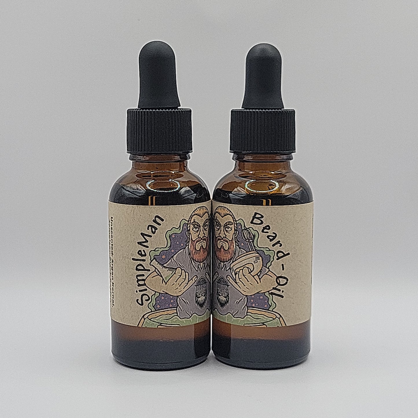 SimpleMan "Unscented" beardoil -1oz.