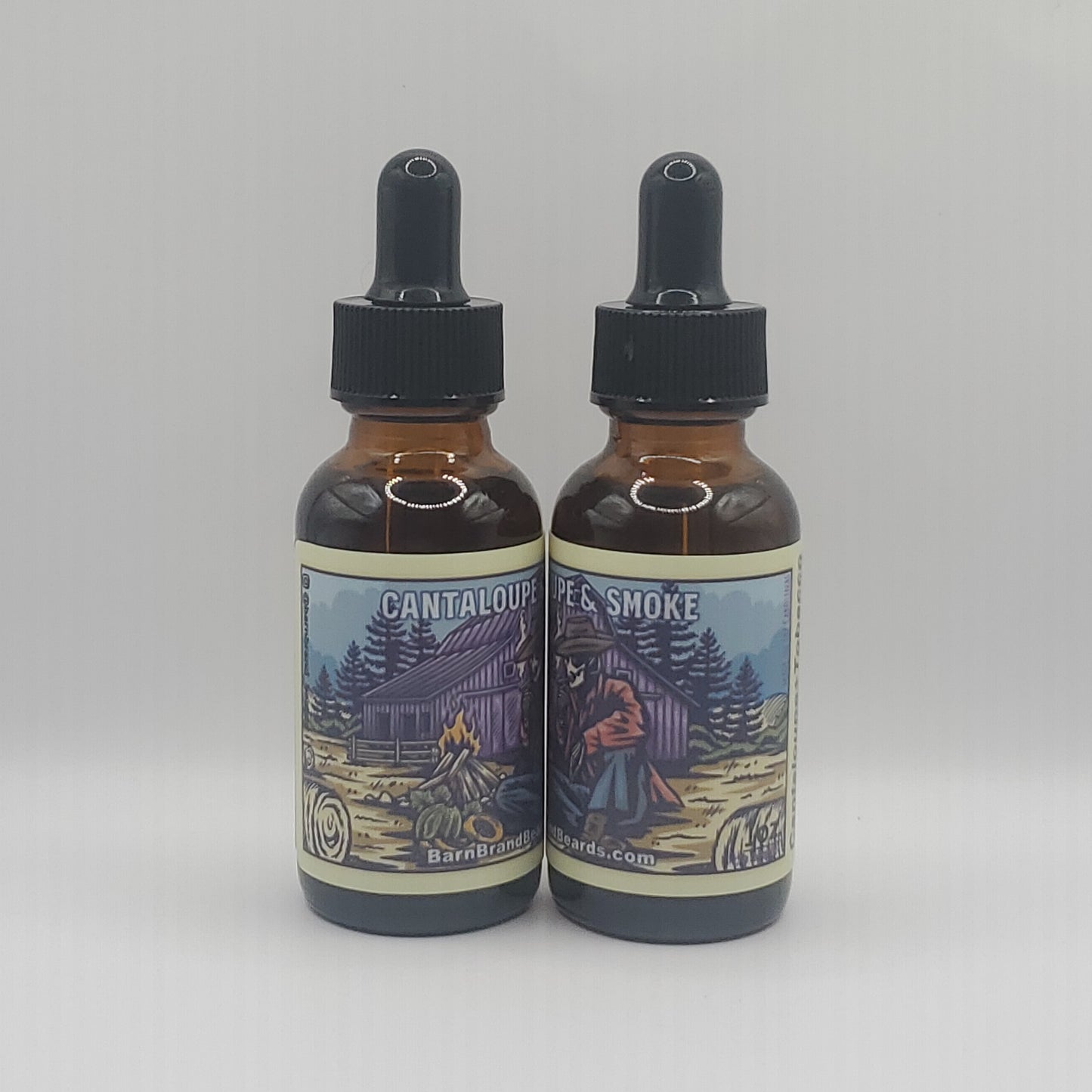 Cantaloupe-&-Smoke  Beardoil -1oz.