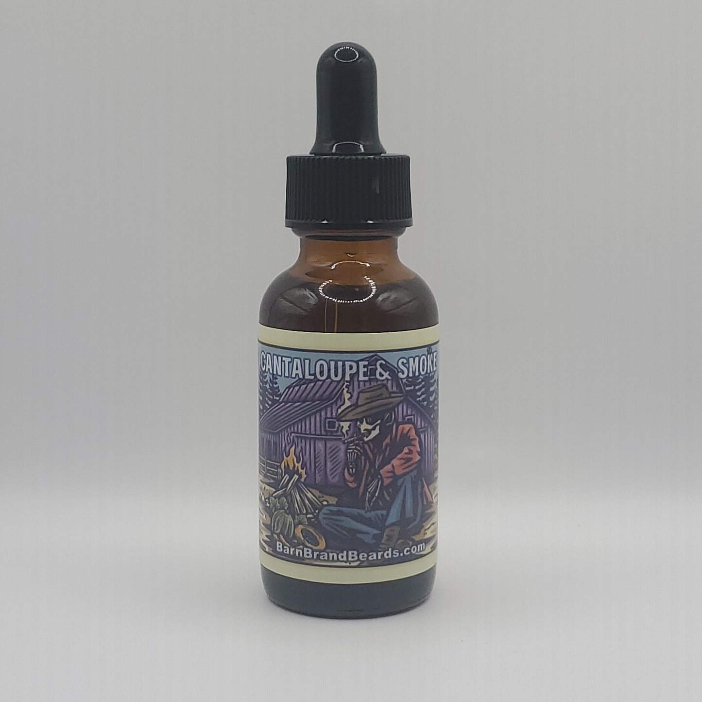 Cantaloupe-&-Smoke  Beardoil -1oz.