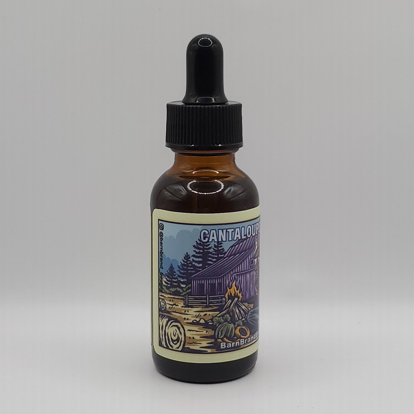 Cantaloupe-&-Smoke  Beardoil -1oz.