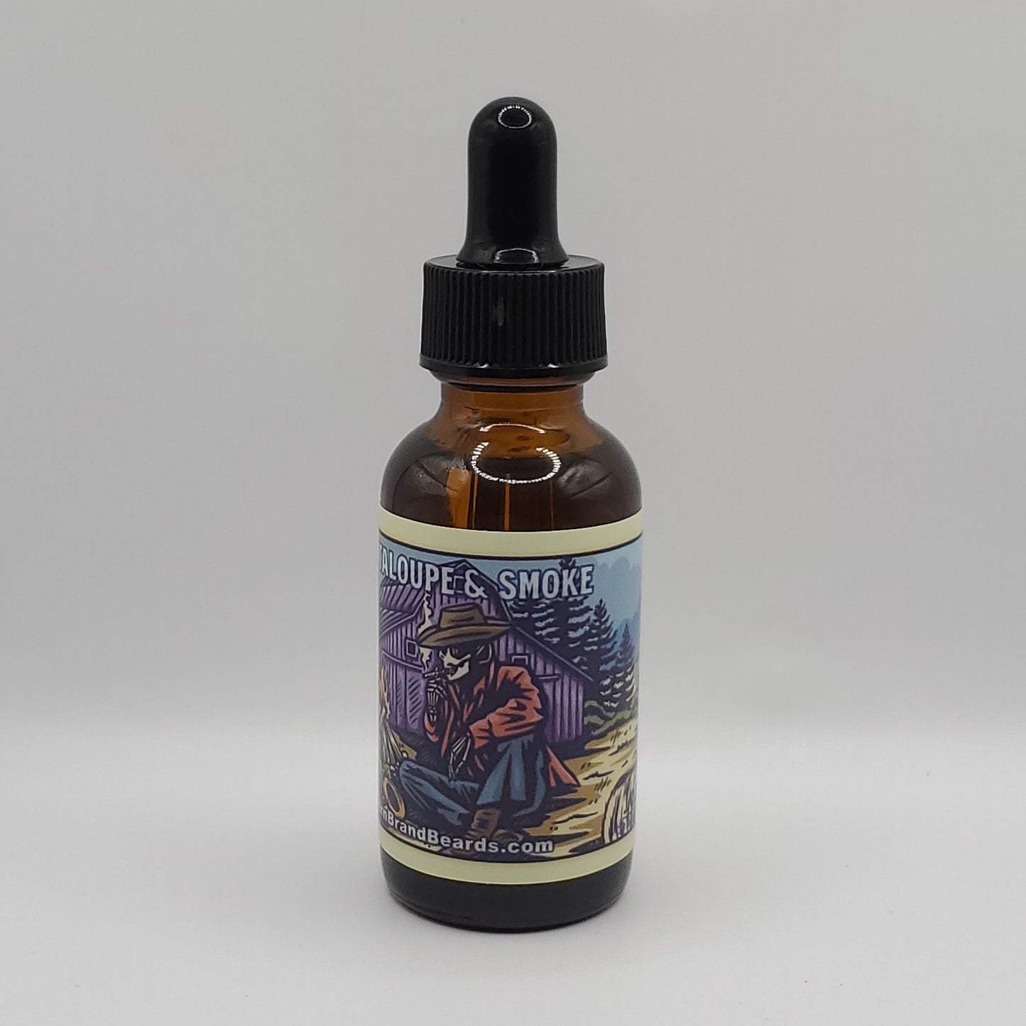 Cantaloupe-&-Smoke  Beardoil -1oz.