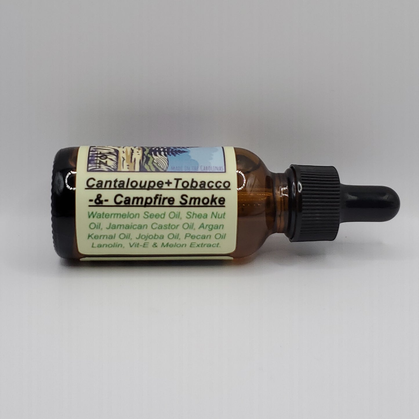 Cantaloupe-&-Smoke  Beardoil -1oz.