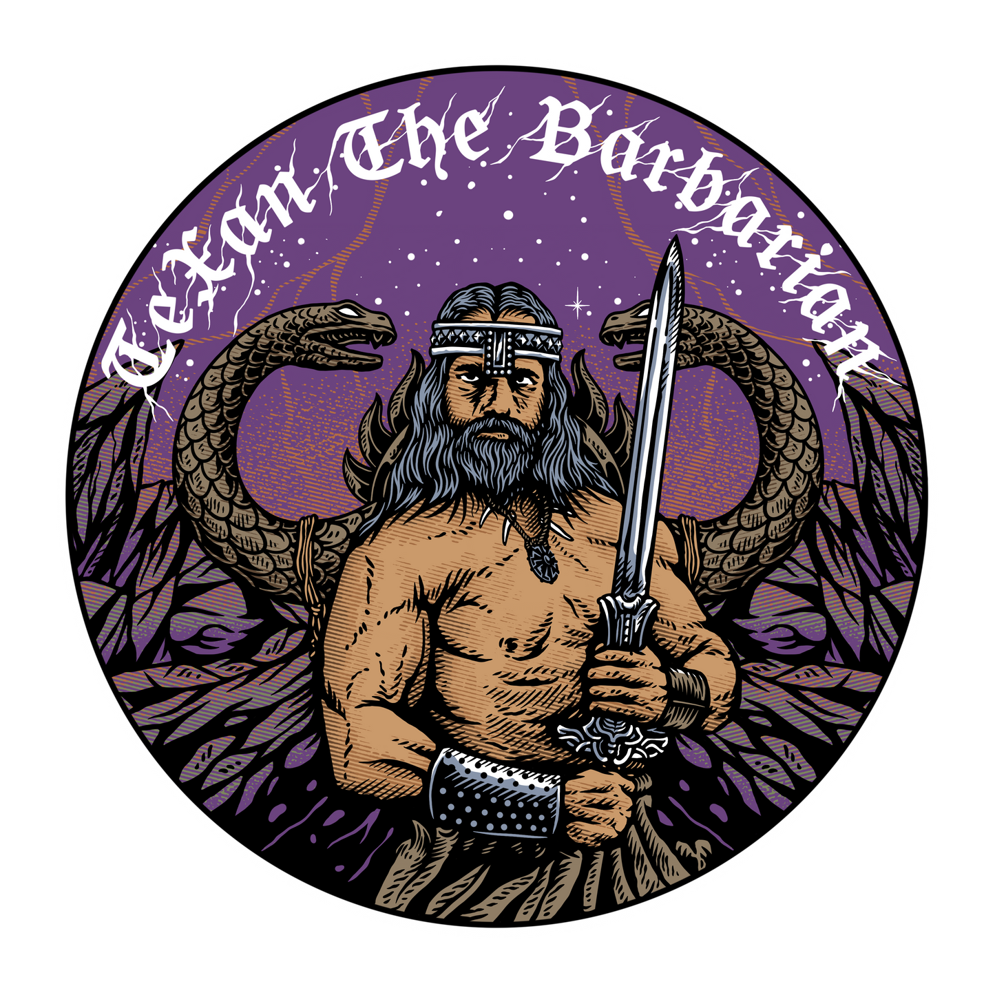 TeXan The Barbarian (oil/butter) -Combo