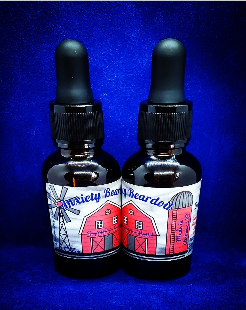Anxiety (Aromatherapy) beardoil -1oz.