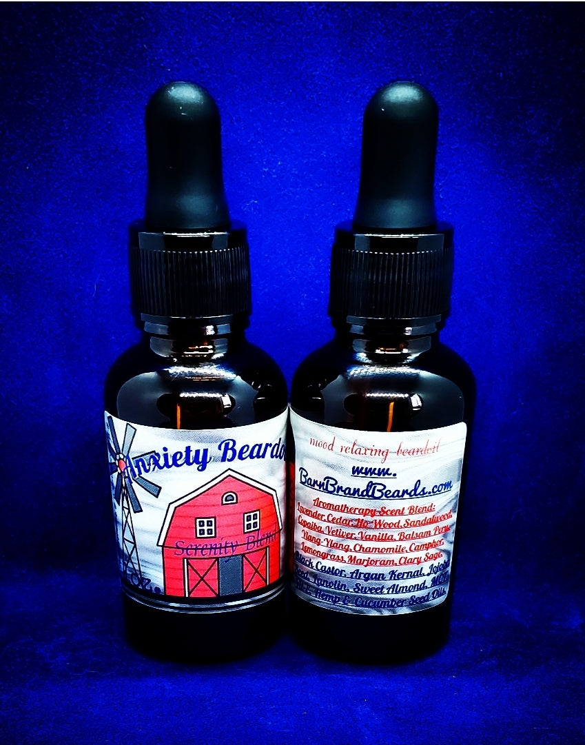 Anxiety (Aromatherapy) beardoil -1oz.
