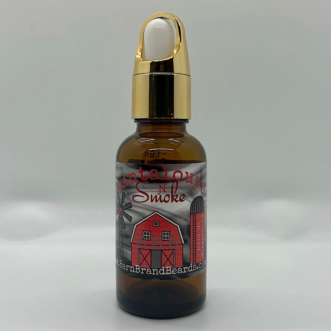Cantaloupe-&-Smoke  Beardoil -1oz.