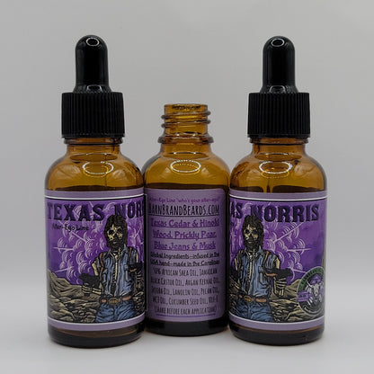 TEXAS NORRIS  beardoil -1oz.