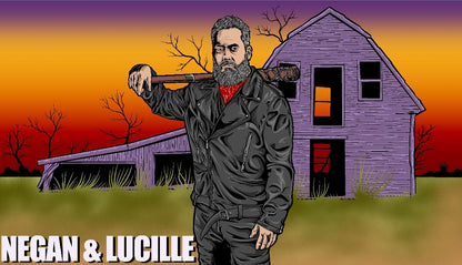 Negan & Lucille (oil/butter) -Combo