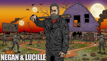 Negan & Lucille (oil/butter) -Combo