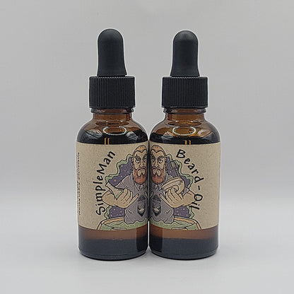 SimpleMan "Unscented" beardoil -1oz.