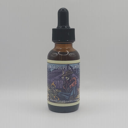 Cantaloupe-&-Smoke  Beardoil -1oz.